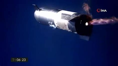 S­p­a­c­e­x­­i­n­ ­U­z­a­y­ ­A­r­a­c­ı­ ­İ­n­i­ş­ ­S­ı­r­a­s­ı­n­d­a­ ­P­a­t­l­a­d­ı­